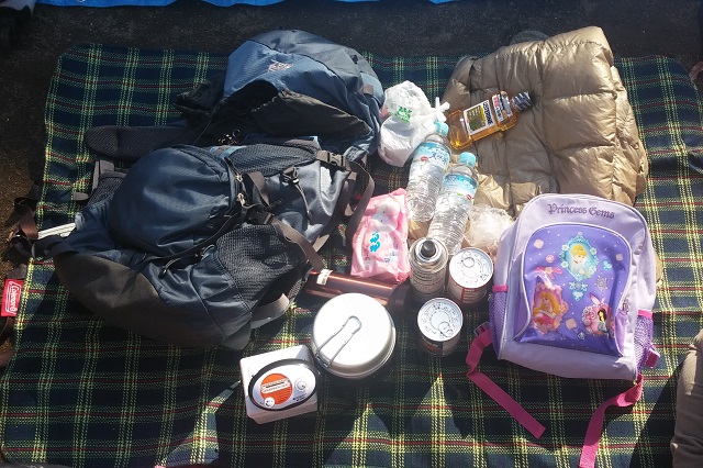 リュックの中身